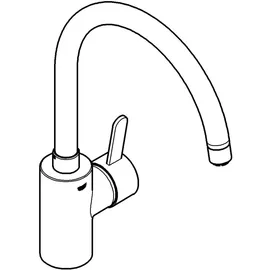 Grohe Eurosmart Cosmopolitan Niederdruck chrom 31180000