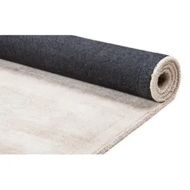 TOM TAILOR Teppich »Shine uni«, rechteckig, Handweb Teppich, 100% Viskose, handgewebt, mit elegantem Schimmer, braun , , Maße cm, B: 250 H: 1