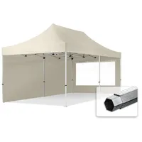 TOOLPORT 3x6m Aluminium Faltpavillon ALU Pavillon Partyzelt creme