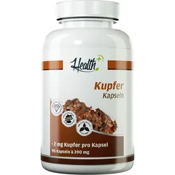 HEALTH+ Kupfer, 90 Kapseln 40g