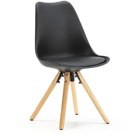 VS Venta-stock Stuhl Holz schwarz 2er Set