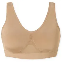 SCHIESSER Damen Bustier mit herausnehmbaren Pads nahtlos - Classic Seamless, Maple_181105, M - M