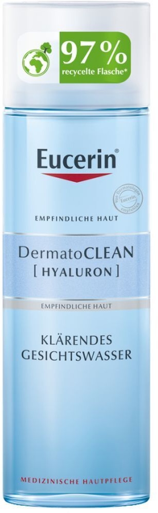 Eucerin® DermatoClean [Hyaluron] Klärendes Gesichtswasser – Entfernt alle Spuren der Reinigung