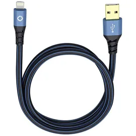 Oehlbach USB-A auf Apple Lightning 0,5 m Blau/Schwarz