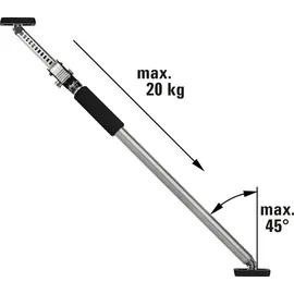 Bessey Deckenstütze Stahl 1600-2900 mm schwarz/silber
