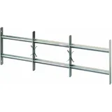 GAH Alberts Alberts 553593 Fenstergitter Amsterdam | ausziehbar | galvanisch blau verzinkt | 300 x 700-1050 mm