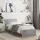 vidaXL Bettgestell 90 x 200 cm H2 Grau