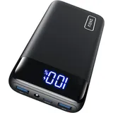 INIU Power Bank, 20000mAh 22.5W Klein Schnellladefunktion Powerbank 1 USB-C, 2 USB-A Mini Externe Handyakkus LED Display, Akkupack für iPhone 16 15 14 13 Xiaomi Samsung iPad Travel Camping Outdoor