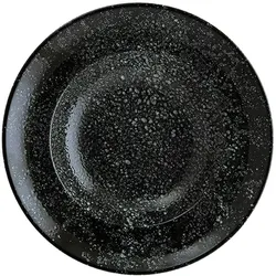 6x Bonna Cosmos Black Gourmet Teller rund 27cm 45cl 6cm tief Blau Porzellan Suppenteller Pasta Speise Geschirr