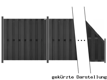 5,78m Elephant Design WPC anthrazit-anthrazit - ME66335