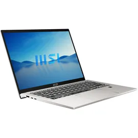 MSI Prestige 14 Evo B13M-290 - 14" Intel Core i7-13700H, 16 GB 1000 GB, DE), Notebook, Silber