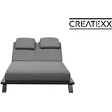 CLEMENTO Bali Doppelliege Aluminium Createxx - Anthrazite