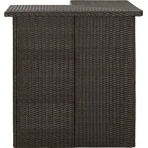 vidaXL Eck-Bartisch 100 x 50 x 105 cm Braun