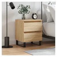 VidaXL Nachttisch Sonoma-Eiche 40x35x50 cm Holzwerkstoff