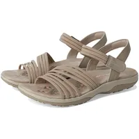 SKECHERS Reggae Slim - Coffee Run Sandalen, grau, Größe 37 EU