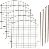 Estexo Edelrost Teichzaun Set Zaun Oberbogen