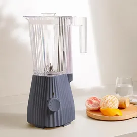 Alessi Plissé Standmixer grau