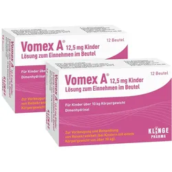 VOMEX A 12.5MG KINDER BTL 2X12 St