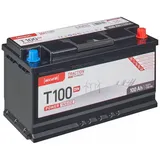 accurat LiFePO4 Batterie 100Ah 12V Lithium Akku für Solar Wohnmobil Wohnwagen Batterie, (12 V)