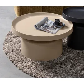 Woood Efia Wollteppich 200 x 202 cm Braun