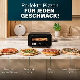 Princess Pro Max Pizzaofen 15L 400°C schwarz