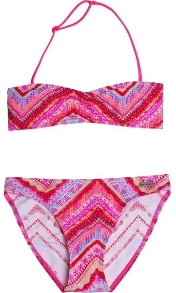 FIREFLY Kinder Bikini Theresa, Pink/Rot/Orange, 176