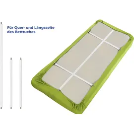 Wenko Betttuchspanner extra lang 3-teiliges Set, - Weiß