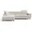 GRAINGOLD Eckcouch Polyester 4-Sitzer Beige