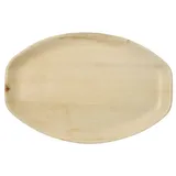 Papstar Tabletts, Palmblatt "pure" oval 3 cm x 43 cm x 29 cm natur