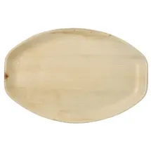 Papstar Tabletts, Palmblatt "pure" oval 3 cm x 43 cm x 29 cm natur