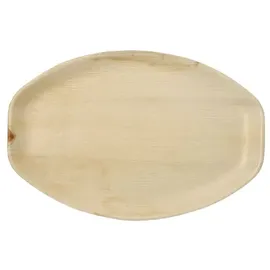 Papstar Tabletts, Palmblatt "pure" oval 3 cm x 43 cm x 29 cm natur