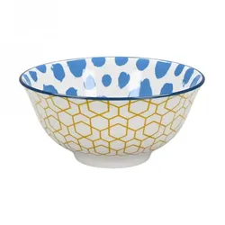 Cilio Bowl aus Porzellan - AMICI Waben