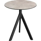 Essentials Infinity Klapptisch 70 x 70 x 74 cm Schwarz