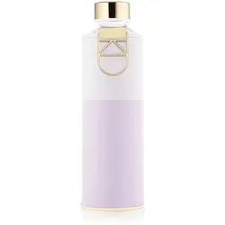 Equa Mismatch Wasserflasche + Kunstlederhülle Farbe Lila 750 ml