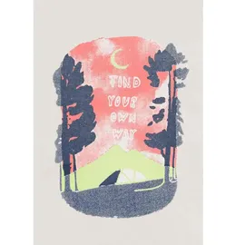 Jack Wolfskin Graphic Kurzarm-t-shirt - Print Cotton White - 152 cm