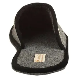 ADELHEID Pantoffeln Silbergrau 40
