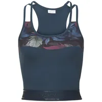 LASCANA ACTIVE Crop-Top Damen dunkelblau Gr.XS (32/34)