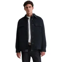 Marc O'Polo Hemdjacke Cord-Overshirt blau 54