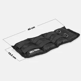 Gorilla Sports Gewichtsmanschetten 2er Set Schwarz 10 kg