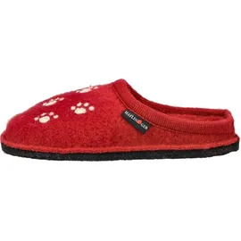 HAFLINGER Flair Fido Pantoffeln Rot 41