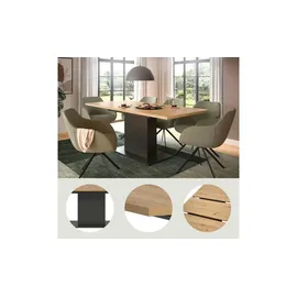 xonox.home Motion 150 x 76 x 90 cm Eiche braun/grau