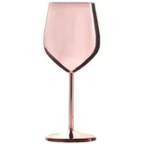Intirilife 2x Weingläser aus Edelstahl in Rosé Gold | Gr.: onesize