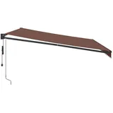 vidaXL Markise 450 x 300 cm braun