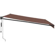 vidaXL Markise 450 x 300 cm braun