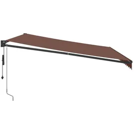 vidaXL Markise 450 x 300 cm braun