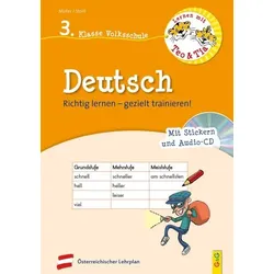 Lernen mit Teo und Tia Deutsch - 3. Klasse Volksschule mit CD