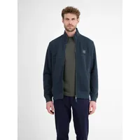 Lerros Sweatjacke, sportiv gerippt - Classic Navy - M