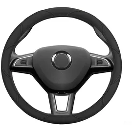 Alca alca® O-Cover Luxus Lenkradhülle Lederoptik, schwarz