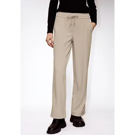 street one studio STREET ONE STUDIO, Damen, Gr. 46, Länge 30, buffed beige, Jeans, 69% Polyester, 27% Viskose, 4% Elasthan, unifarben, lang, Jeans, Middle Waist
