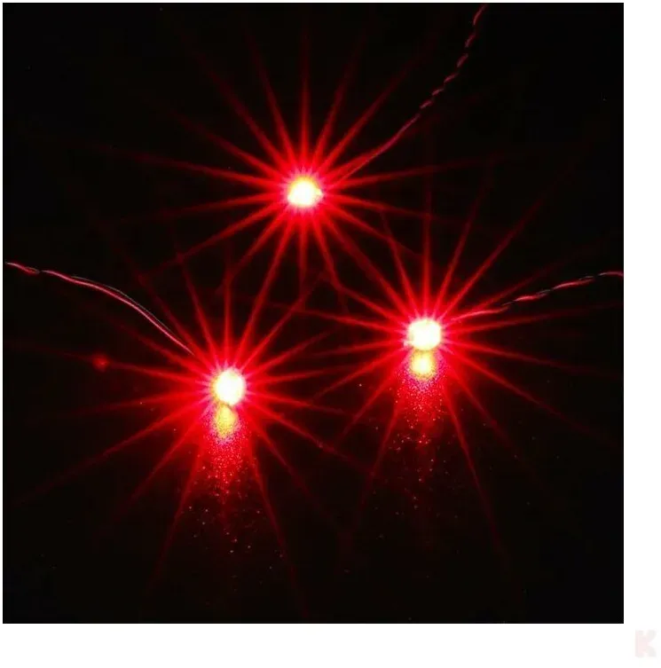 Briksmax BXA10_3 15cm Einzel LED Rot (3 Stück)